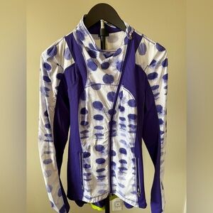 lululemon athletica Purple and White Cycling Jacket